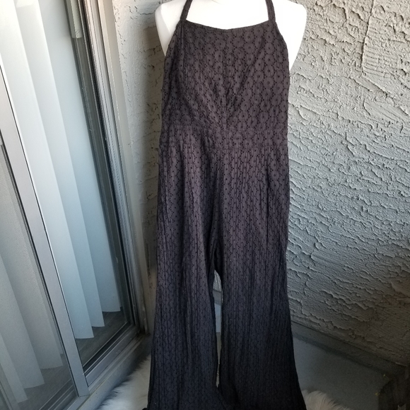 Free People Another is Waiting Black Lace Jumpsuit - Picture 11 of 11